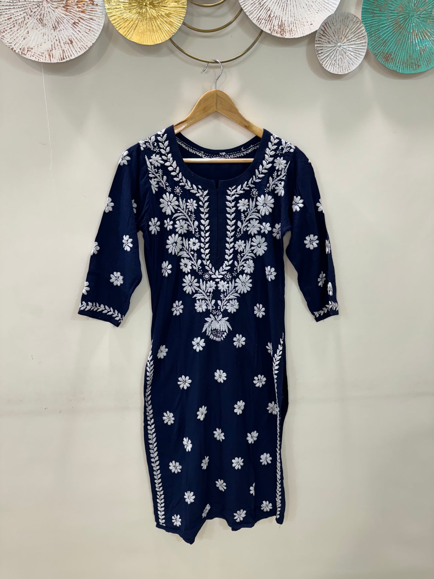 Classic embroidery modal kurti
