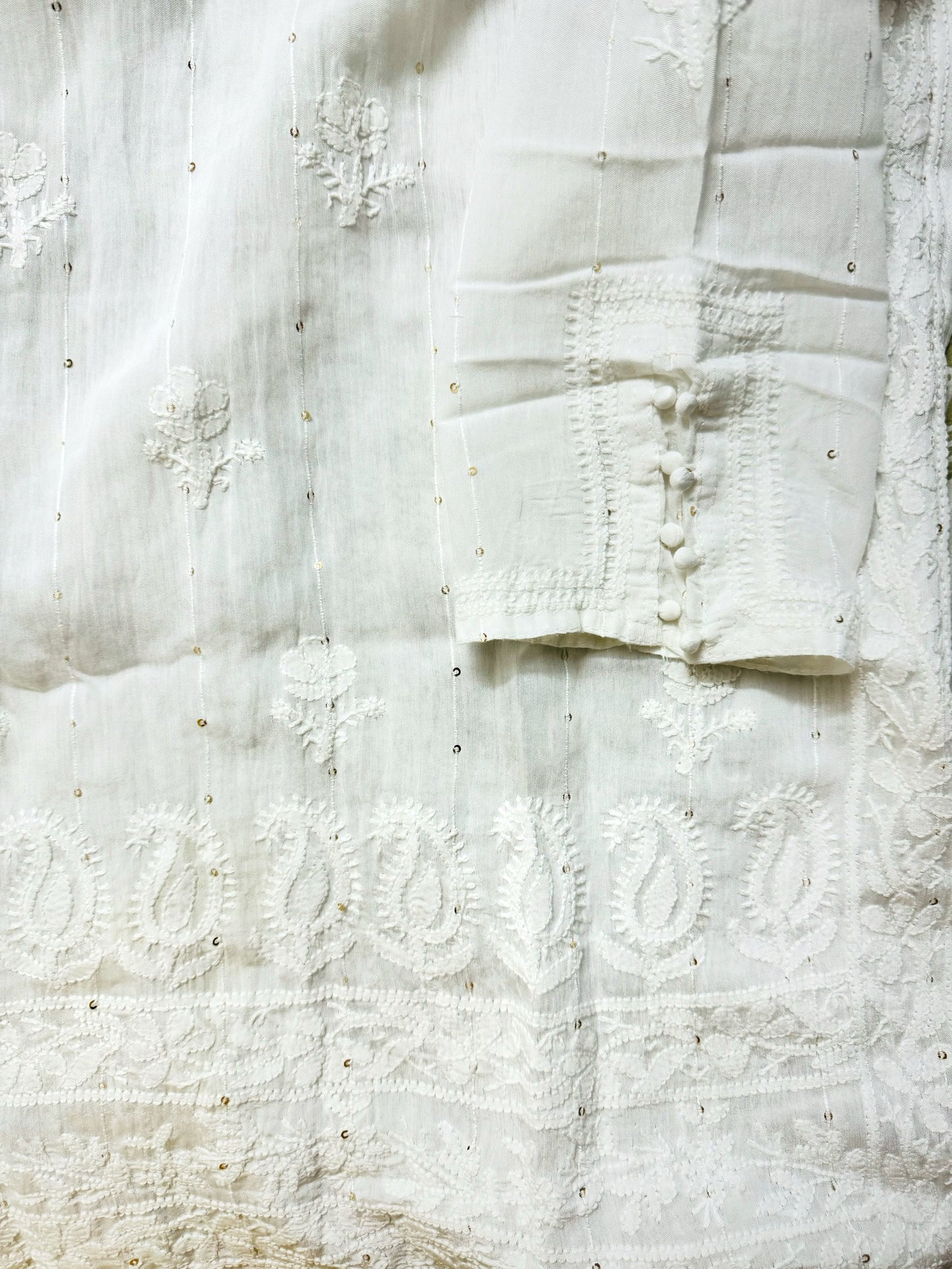 Mukesh work chikankari kurti