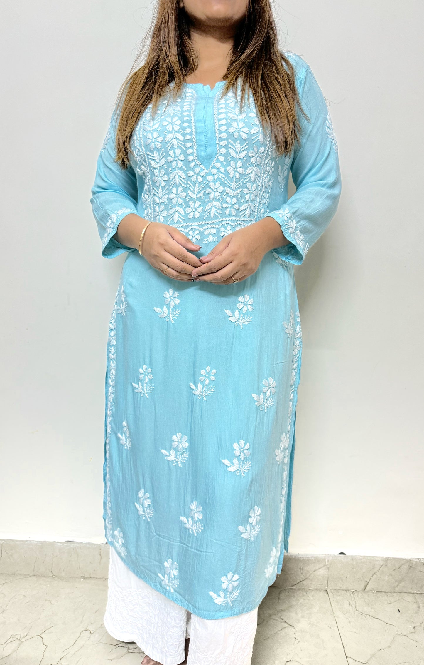 Suns-kari Blue Kurti
