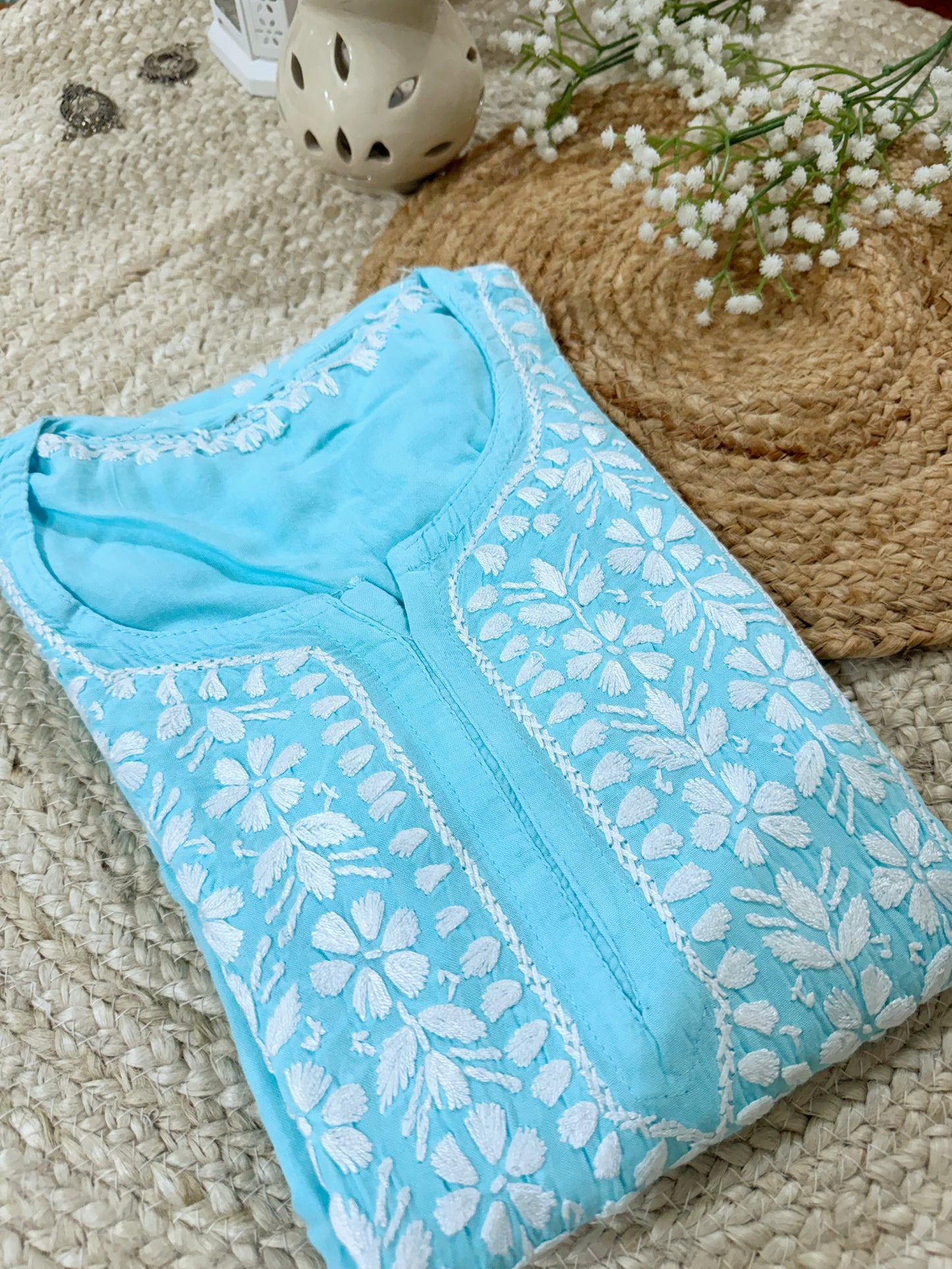 Suns-kari Blue Kurti