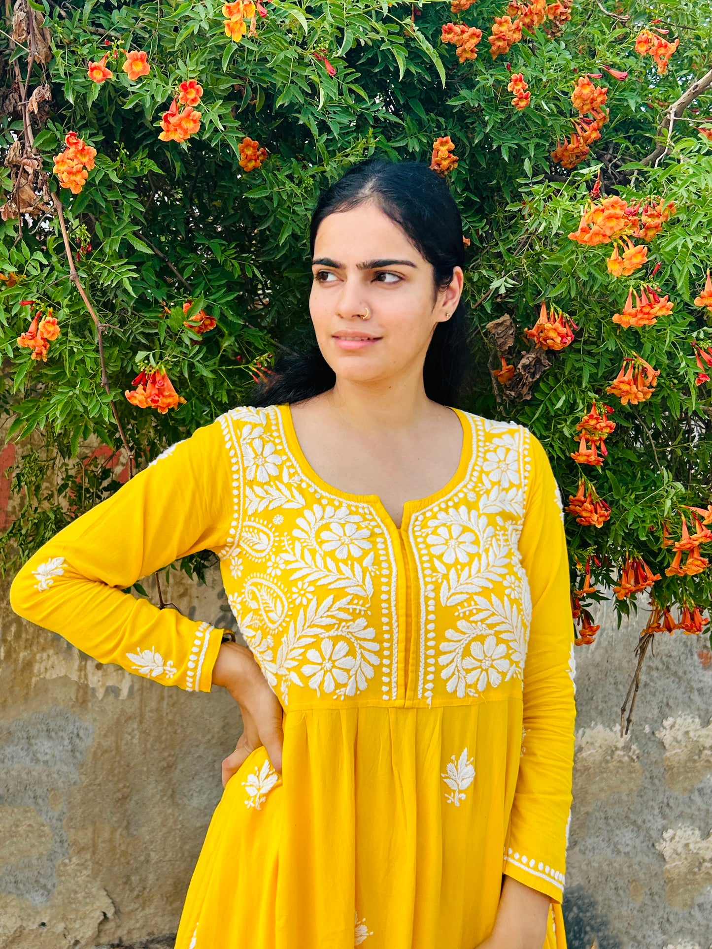 Vibrant Chikankari Cordset