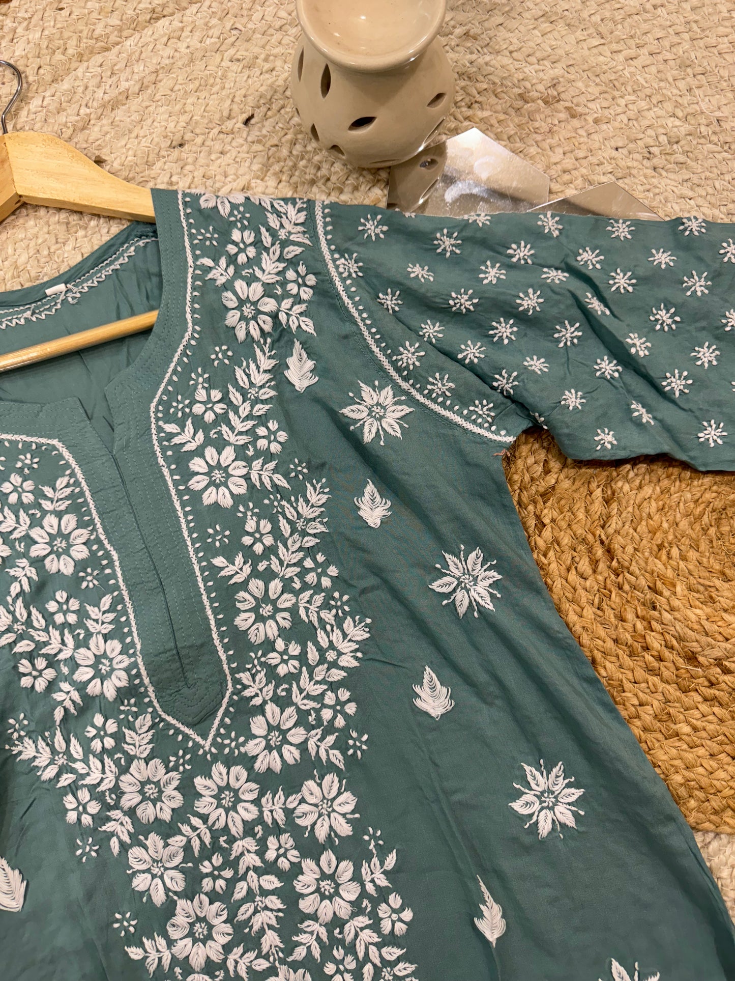 Floral Bloom Long Modal Kurti