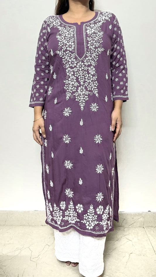 Floral Bloom Long Modal Kurti