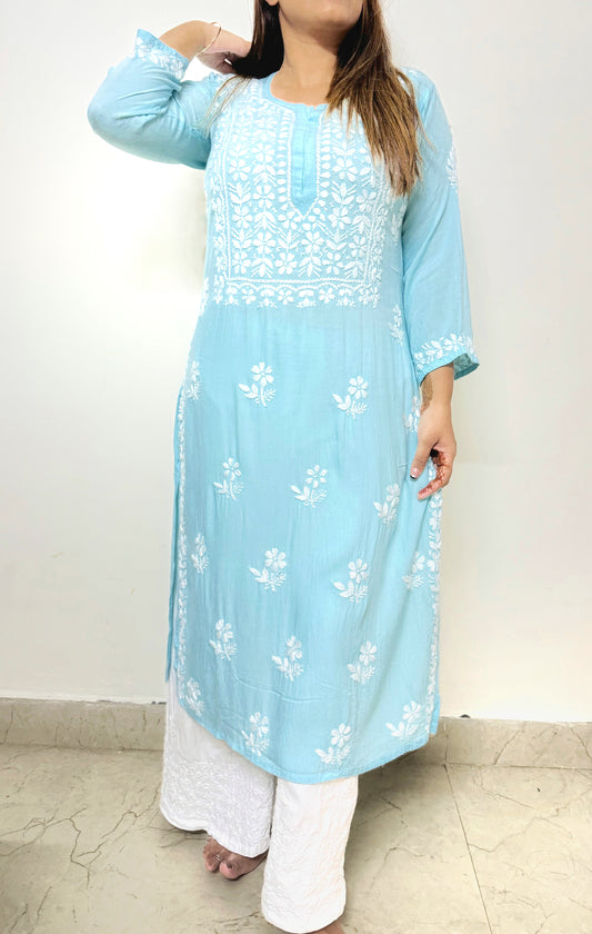 Suns-kari Blue Kurti